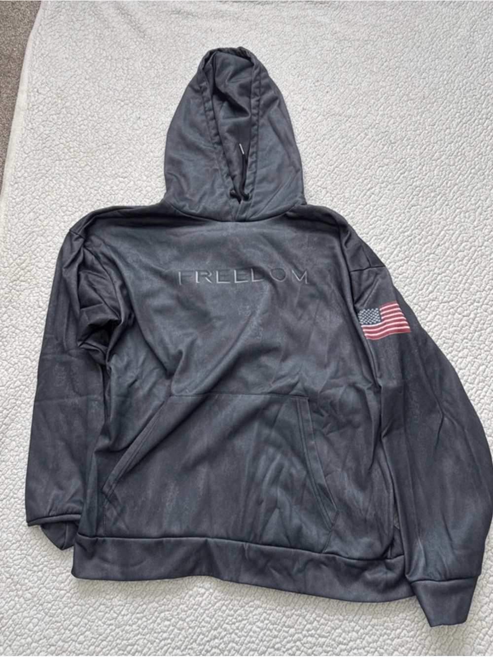 Men's Freedom Hooded Pullover Jacket - dark grey